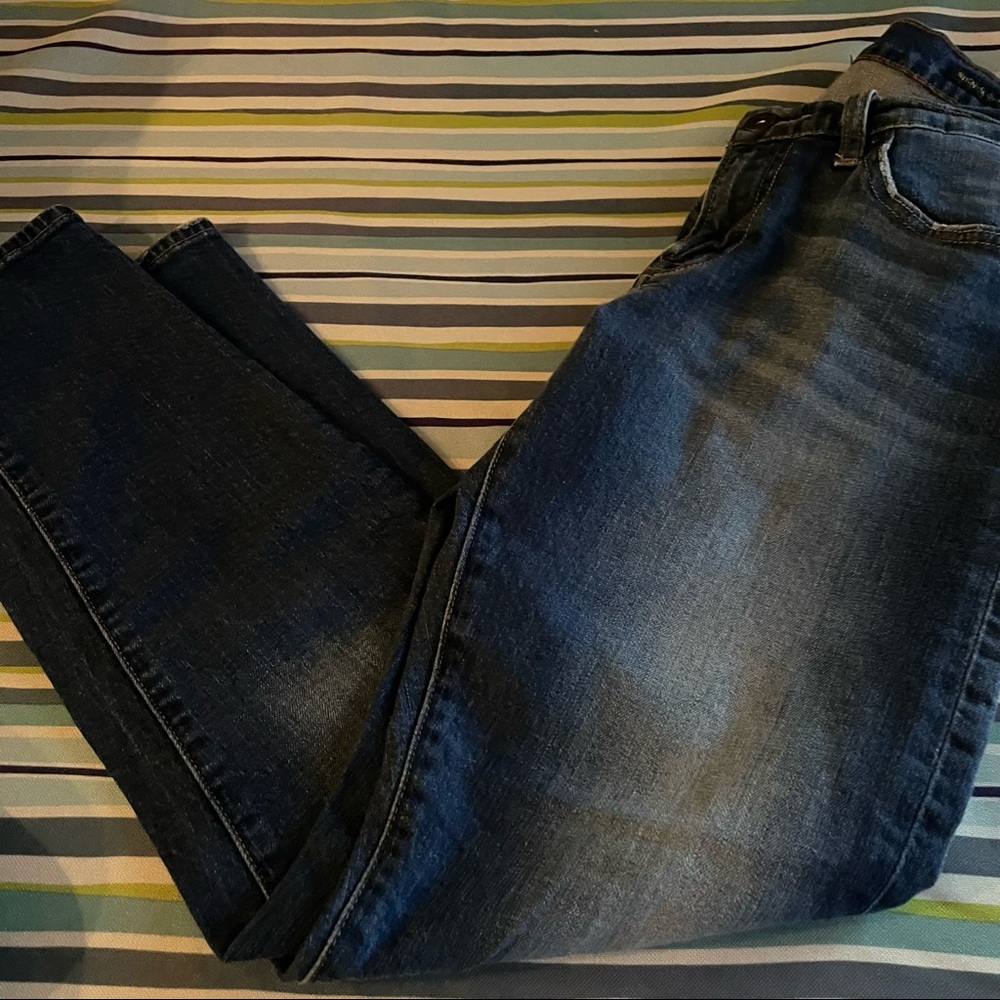 Lucky Brand Size 4 Jeans Blue Distressed
